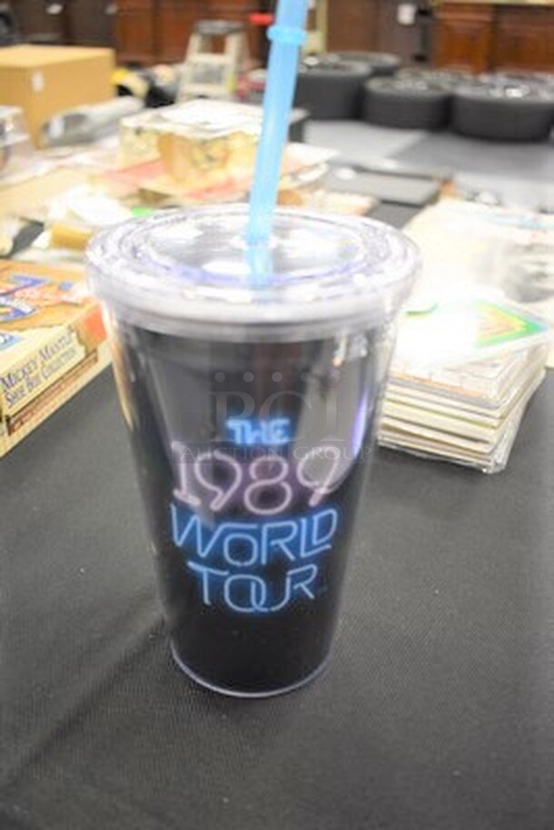 3 Taylor Swift The 1989 World Tour Tumblers With Straws! 3x Your Bid! - Image 1 of 4