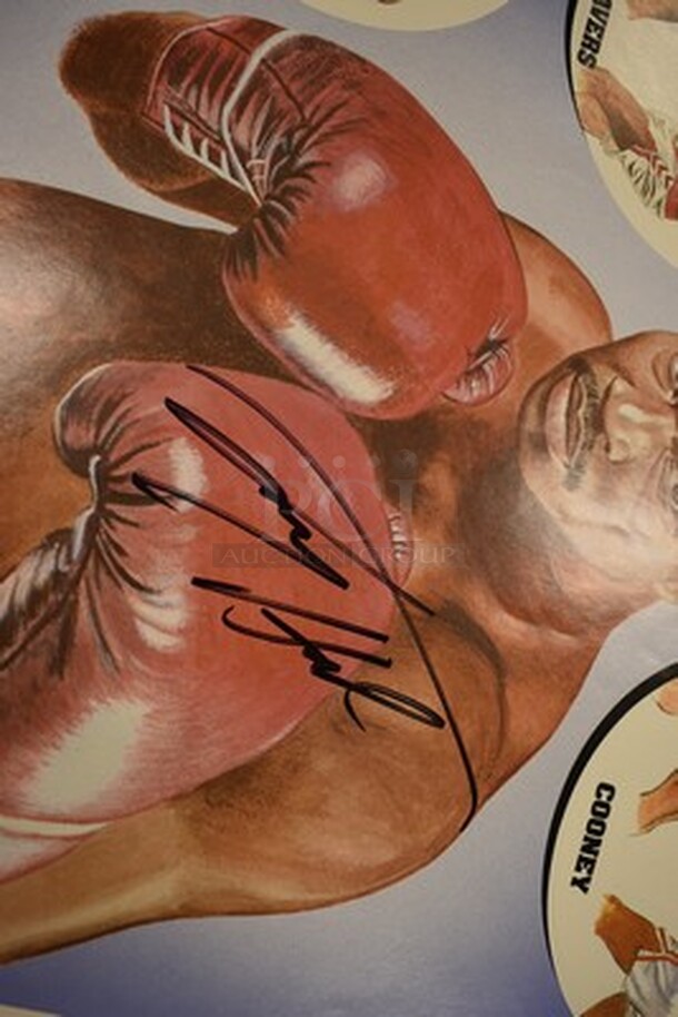 ALL IN ONE MONEY! Lot of 26 Autographed Larry Holmes Posters! - Image 4 of 5