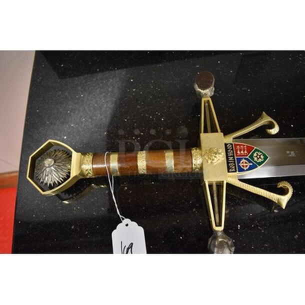 AWESOME! Medieval Robin Hood Sword With Stainless Steel Blade! 45x1x8 - Image 6 of 7