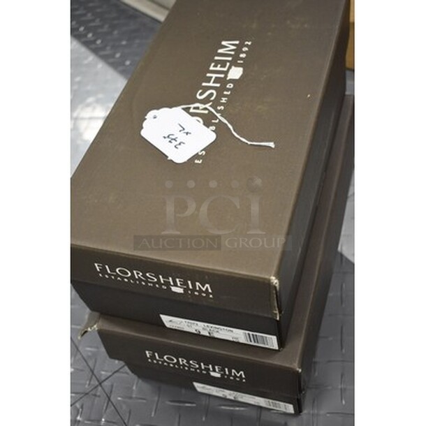 2 BRAND NEW IN BOX! Florsheim Brand Men's Leather Shoes. Size 9. 2x Your Bid! - Image 2 of 8