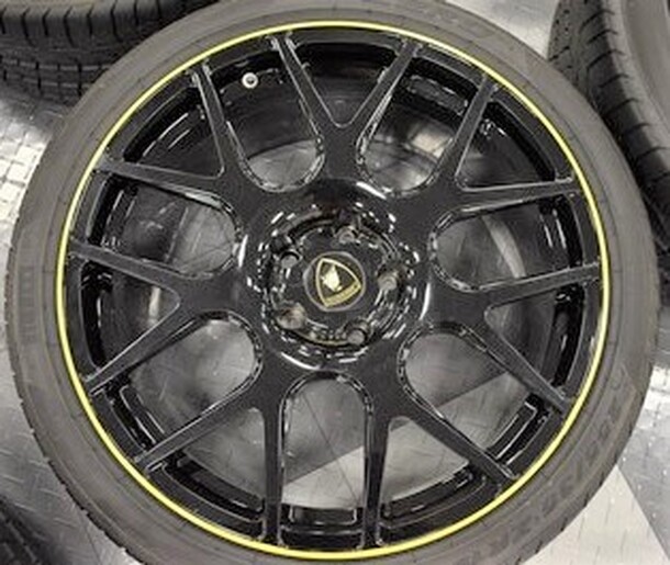 4 ONLY USED ONCE! Lamborghini Aventador Rims Iperione Staggered Wheel Set For 20in and 19in Rims! 4x Your Bid!