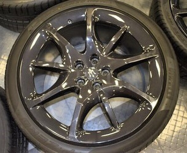 4 ONLY USED ONCE! Maserati Granturismo Rims With Staggered Wheel Set For 20in and 19in Rims! 4x Your Bid!