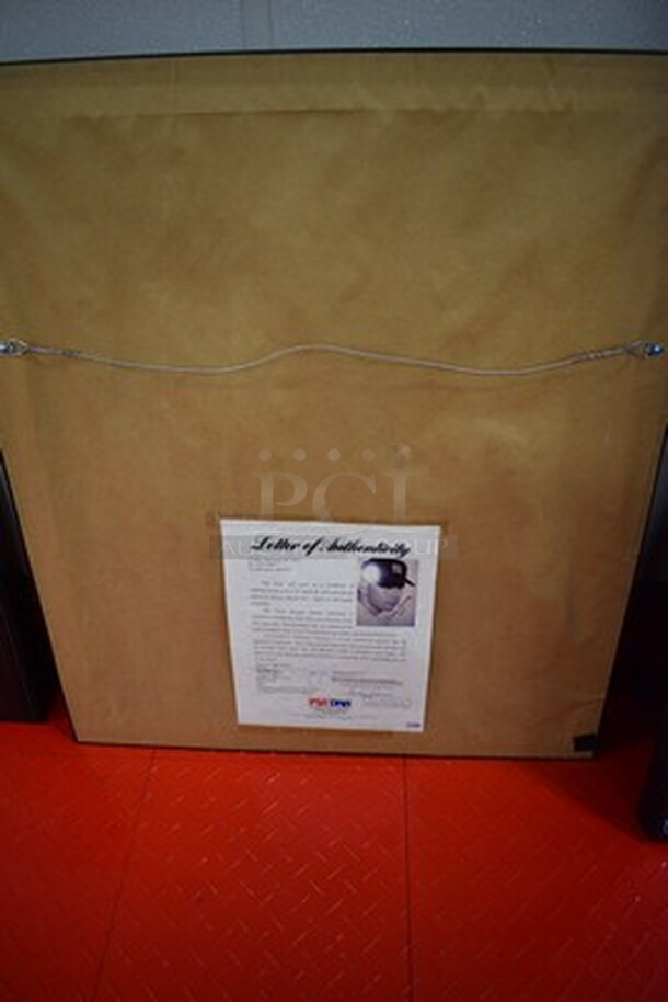 Signed Picture of Mickey Mantle. Comes With Letter of Authenticity! 25x1x29. - Image 6 of 7