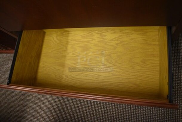 Wooden File Cabinet. 36x19x30 - Image 4 of 6