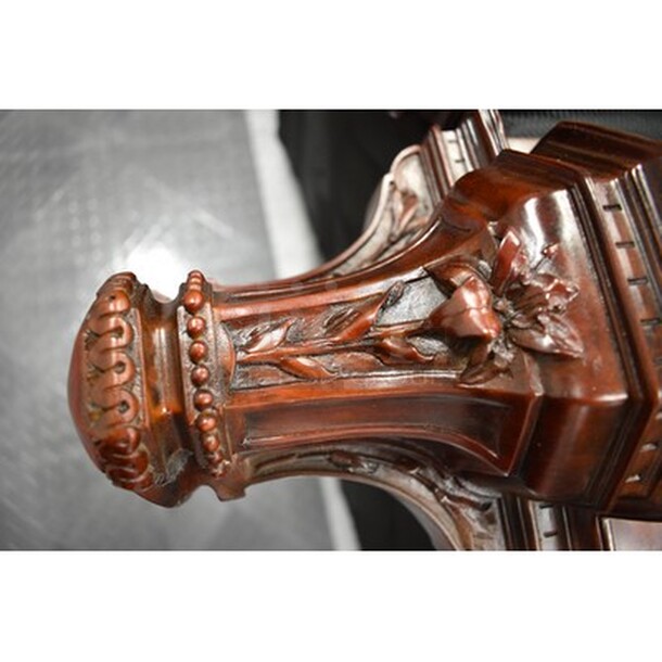 ASTONISHING! 2 Design Toscano Winthrop Court Wooden Wall Niche! 9x8x38. 2x Your Bid! - Image 2 of 9
