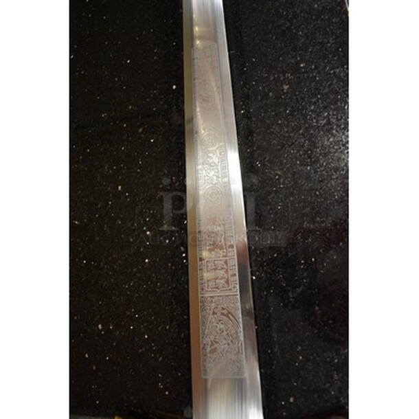 COOL! Sword of Richard the Lionheart With Stainless Steel Blade And Etchings! 40x1x7 - Image 3 of 10