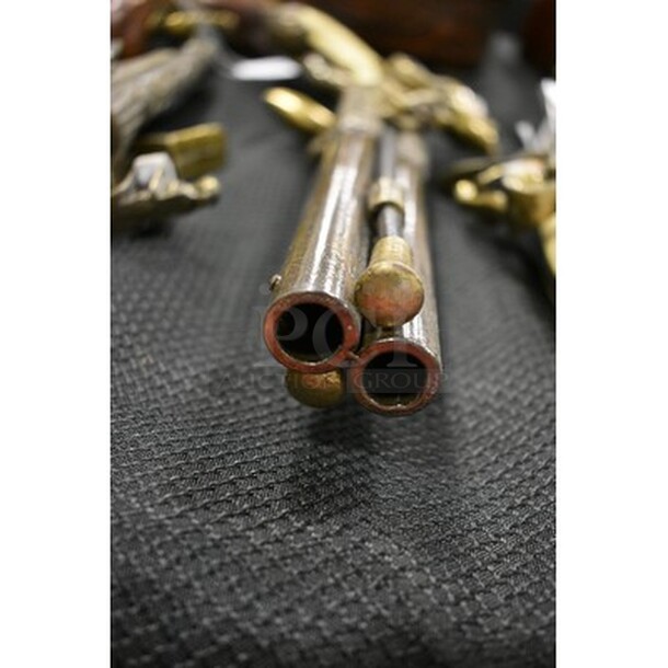 WOW! 2 Antique 1750 W Bailes Double-Barreled Turn-Over Pistol Replicas! 2x Your Bid! - Image 6 of 7