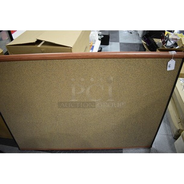 Wooden Bulletin Board. 47x1x34 - Image 1 of 3