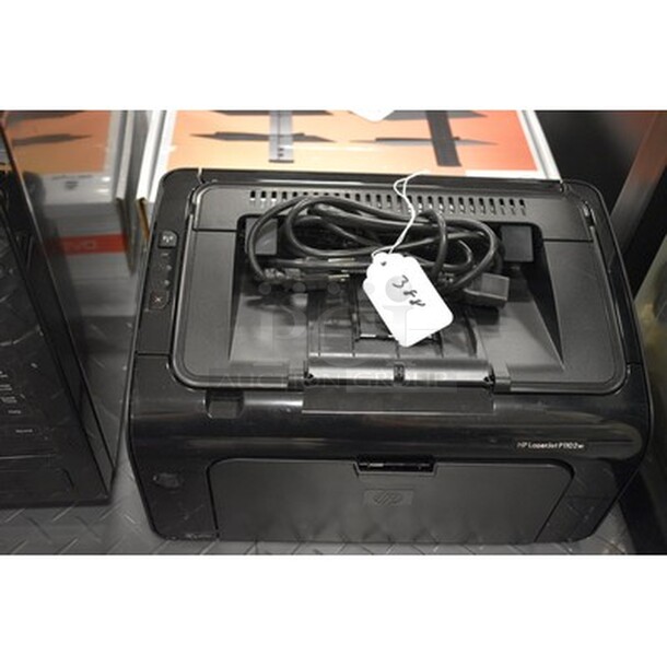 HP LaserJet P1102w Printer With Power Cord! - Image 1 of 4