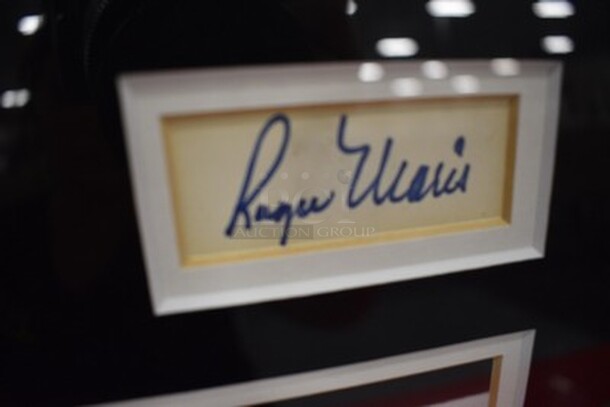 AMAZING! Picture of Hall of Famers Joe DiMaggio, Mickey Mantle, Yogi Berra, Whitey Ford, and Phil Rizzuto with Roger Maris. AUTOGRAPHED by Joe DiMaggio, Mickey Mantle, Yogi Berra, Whitey Ford, and Phil Rizzuto with Roger Maris! Comes With Letter of Authenticity! 28x1x30 - Image 6 of 12