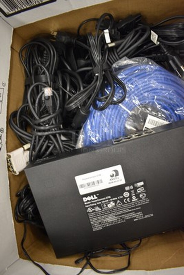 ALL IN ONE MONEY! Lot Includes Various Office Supplies, Cords, Dell Power Connect and More! - Image 4 of 7