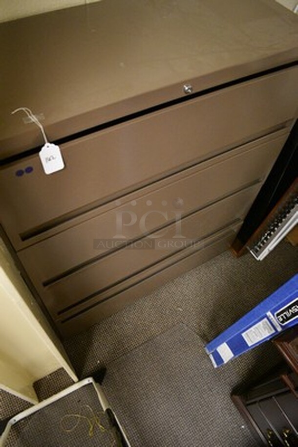 LBF Brand 4 Drawer File Cabinet. 42x18x54 - Image 2 of 6