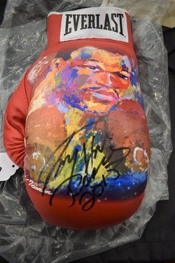 SWEET! Signed Larry Holmes Boxing Glove With Original Bag! - Image 1 of 6