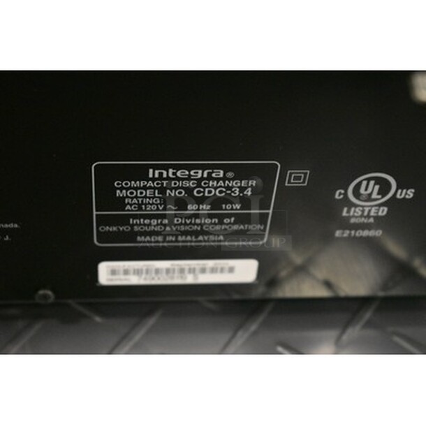 Integra Model CDC-3.4 and Integra Model DTM 40.4 Compact Disc Changers! 2x Your Bid! - Image 7 of 7
