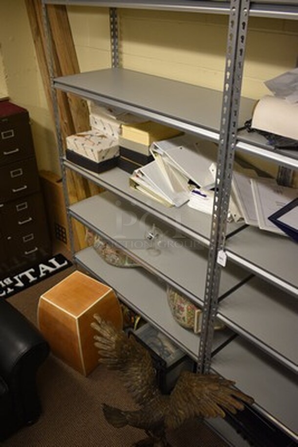 2 Metal Shelving Units! Contents Not Included. 48x18x83 - Image 4 of 8