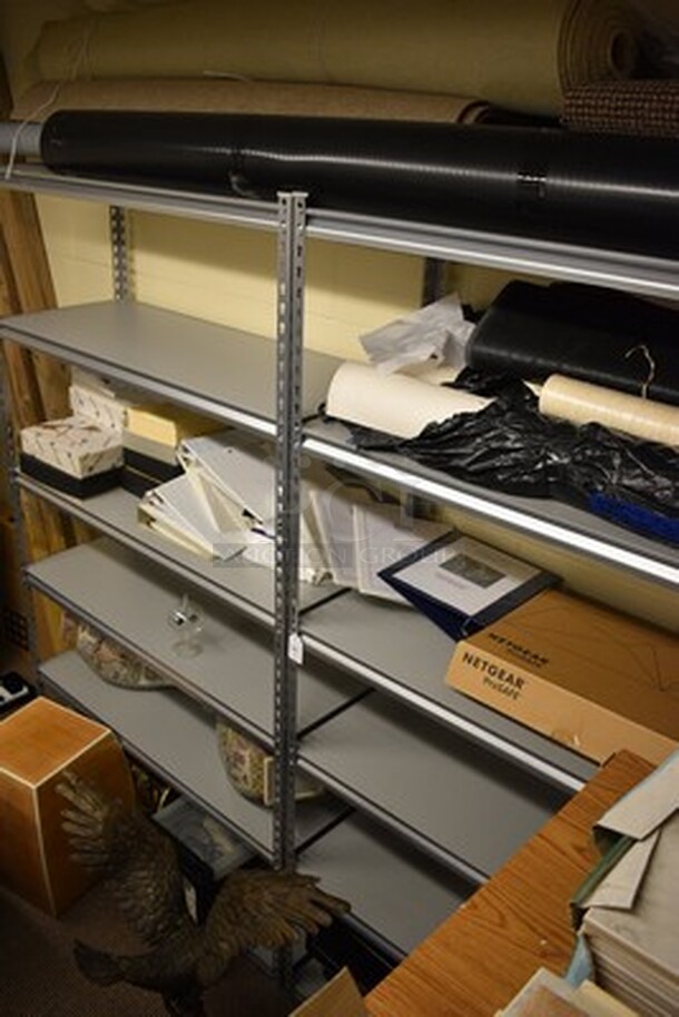 2 Metal Shelving Units! Contents Not Included. 48x18x83 - Image 6 of 8