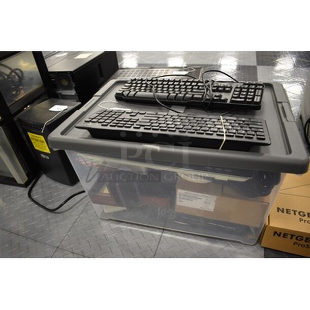 ALL IN ONE MONEY! Includes Various Keyboards, Sonic Master, Phones, Office Supplies, and More! - Image 2 of 6