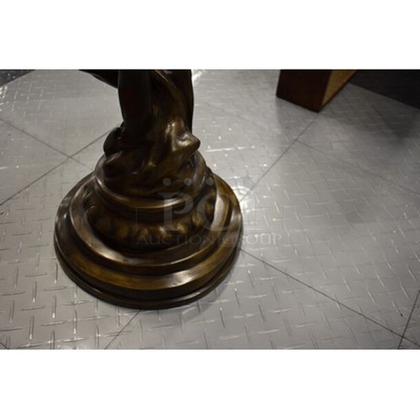 INCREDIBLE! Brown Colored Falcon Statue! 32x18x33. - Image 6 of 6