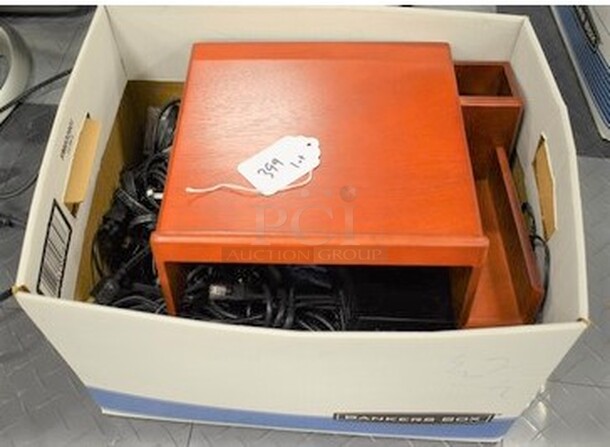 ALL IN ONE MONEY! Lot Includes Various Office Supplies, Cords, Dell Power Connect and More! - Image 1 of 7