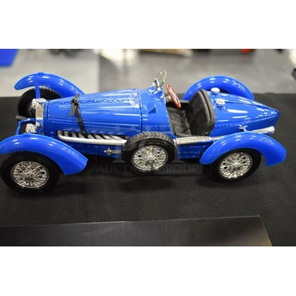 SWEET! Burago Bugatti Type 59 Blue Diecast Model Collectible Car! 9x5x3 - Image 2 of 5