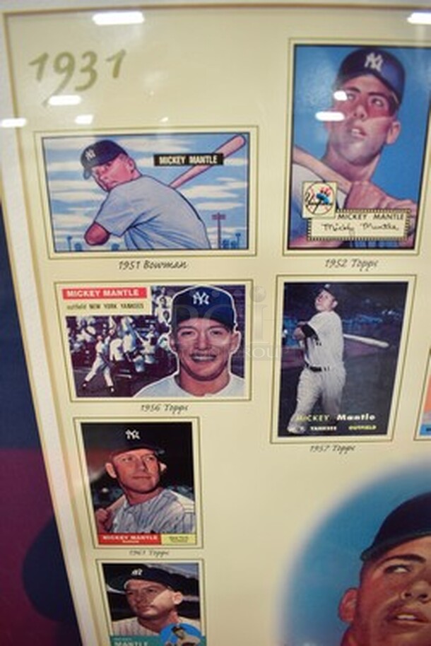 AMAZING! Mickey Mantle Topps Commemorative Card Sheet. Only 10,000 Produced! Comes with Certificate of Authenticity.4,351/10,000. 27x1x33.5  - Image 4 of 12