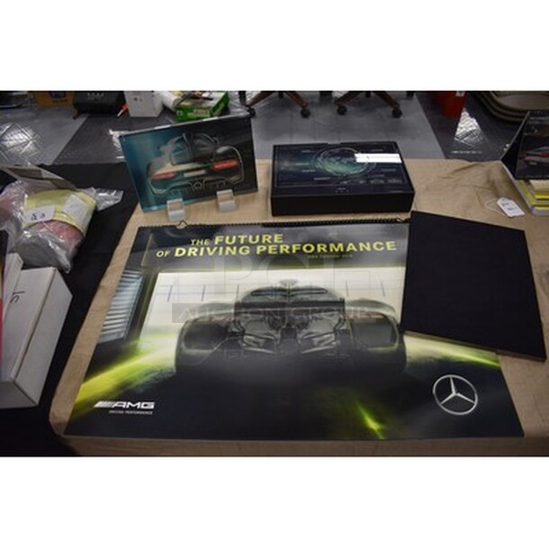 ALL IN ONE MONEY! Awesome Mercedes-AMG Project ONE Welcome Kit! Includes Calendar, Plaque, and Booklet!