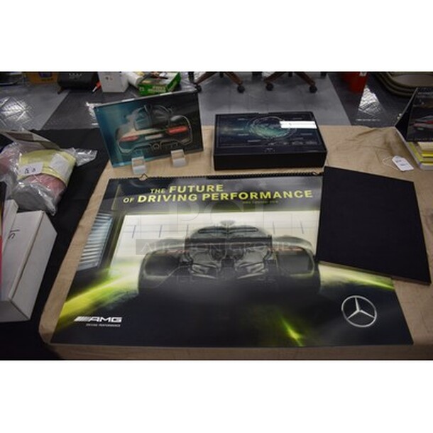 ALL IN ONE MONEY! Awesome Mercedes-AMG Project ONE Welcome Kit! Includes Calendar, Plaque, and Booklet! - Image 1 of 11