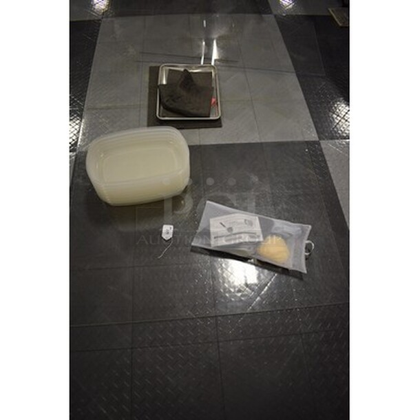 Lot Of Various Car Accessories Including Plexiglass, Tubs, and Windshield Cleaning Kit. All In One Money! - Image 1 of 5