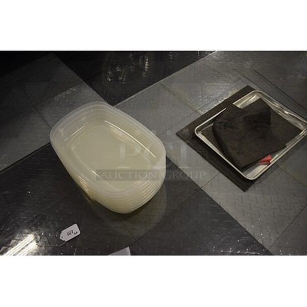 Lot Of Various Car Accessories Including Plexiglass, Tubs, and Windshield Cleaning Kit. All In One Money! - Image 4 of 5