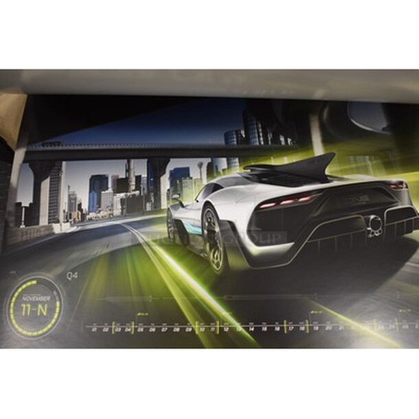 ALL IN ONE MONEY! Awesome Mercedes-AMG Project ONE Welcome Kit! Includes Calendar, Plaque, and Booklet! - Image 10 of 11