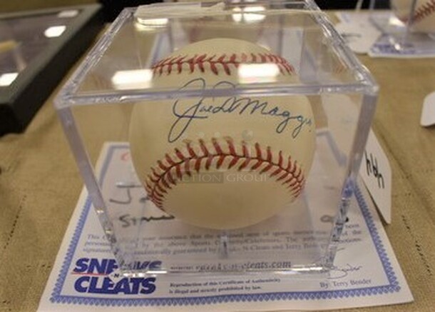 AWESOME! Baseball Autographed By Joe DiMaggio. Comes With Certificate of Authenticity!