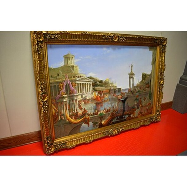 STUNNING! Thomas Cole The Consummation of Empire Painting From Art Dealer Ed Mero! 85x4x61 - Image 3 of 11
