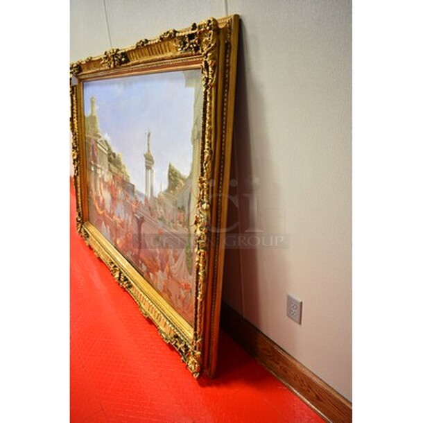 STUNNING! Thomas Cole The Consummation of Empire Painting From Art Dealer Ed Mero! 85x4x61 - Image 9 of 11