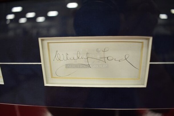 Cooperstown Collection Autographed Picture of New York Yankees Yogi Berra, Whitey Ford, and Mickey Mantle! Comes with Certificate of Authenticity.   - Image 5 of 11
