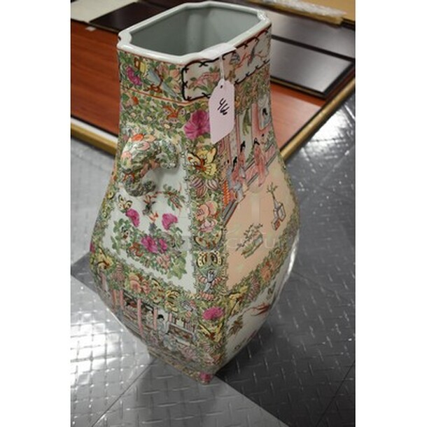 BEAUTIFUL! Decorative Vase. 12x12x24 - Image 3 of 5