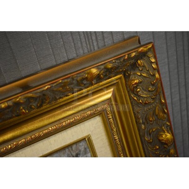 ASTOUNDING! On The Terrace Pierre Auguste Renoir Painting In Custom Frame From Art Dealer Ed Mero! 30x2x36 - Image 4 of 7