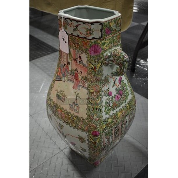 BEAUTIFUL! Decorative Vase. 12x12x24 - Image 2 of 4