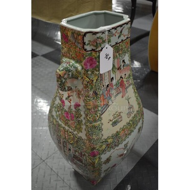BEAUTIFUL! Decorative Vase. 12x12x24 - Image 3 of 4