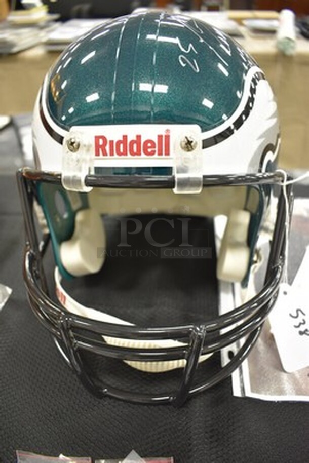 AMAZING! Autographed Lesean McCoy Football Helmet. Comes With Certificate of Authenticity!  - Image 1 of 5