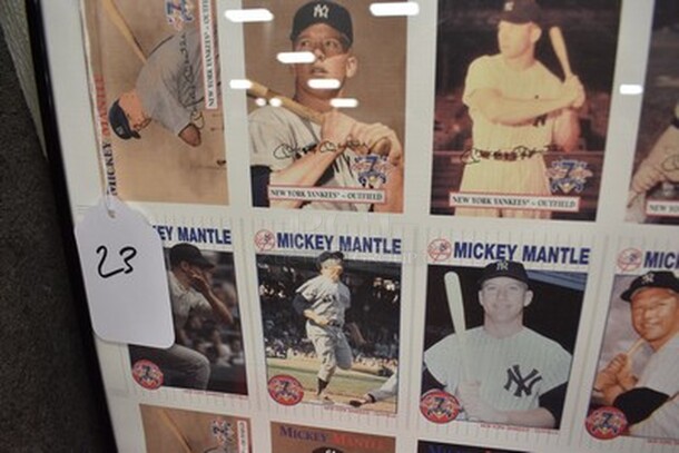 Colortlith Corporation 1996 SCITEX/DESKTOP Rampage Layout of Mickey Mantle Baseball Cards!28x1x24 - Image 2 of 12