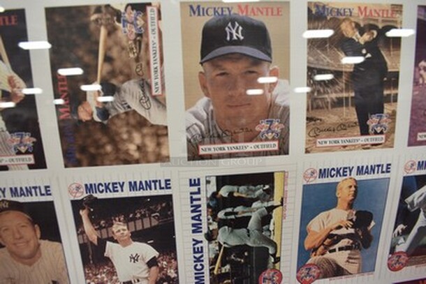 Colortlith Corporation 1996 SCITEX/DESKTOP Rampage Layout of Mickey Mantle Baseball Cards!28x1x24 - Image 3 of 12