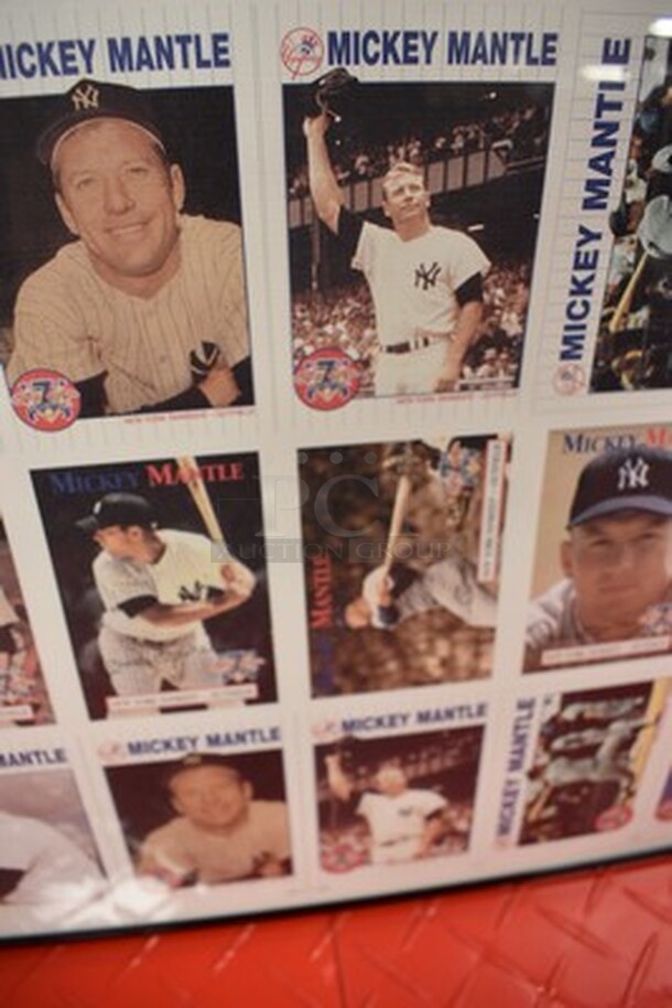 Colortlith Corporation 1996 SCITEX/DESKTOP Rampage Layout of Mickey Mantle Baseball Cards!28x1x24 - Image 9 of 12