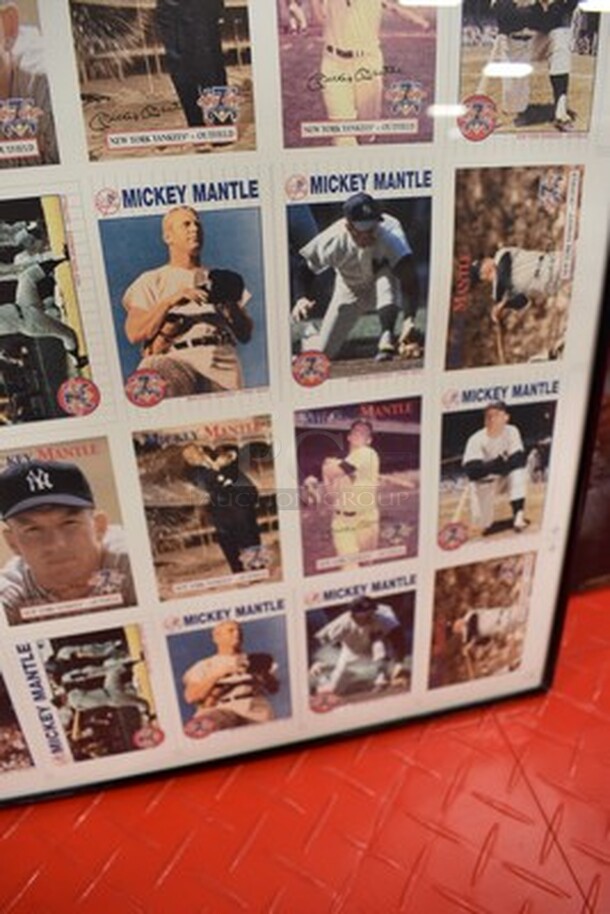 Colortlith Corporation 1996 SCITEX/DESKTOP Rampage Layout of Mickey Mantle Baseball Cards!28x1x24 - Image 10 of 12