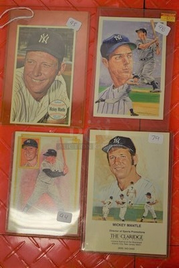 Lot Of Various Mickey Mantle Trading Cards. All In One Money!