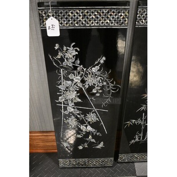 4 Black and White Painted Wall Art! 12x.5x35.5. 4x Your Bid! - Image 4 of 7