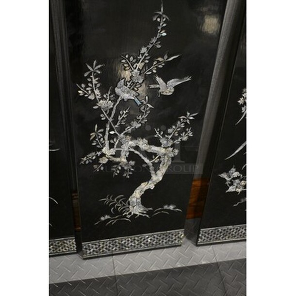 4 Black and White Painted Wall Art! 12x.5x35.5. 4x Your Bid! - Image 6 of 7