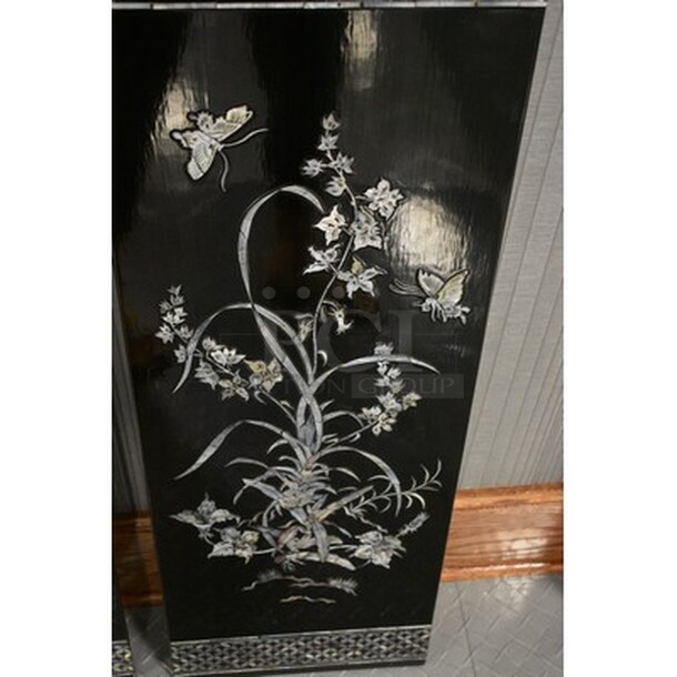 4 Black and White Painted Wall Art! 12x.5x35.5. 4x Your Bid! - Image 7 of 7
