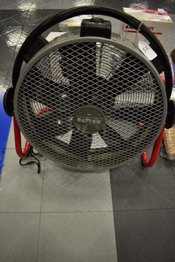 The Holmes Group Patton Industrial Tilt Fan. Model PAB06. 120 Volts, 60Hz. 24x12x24. Tested and Working!