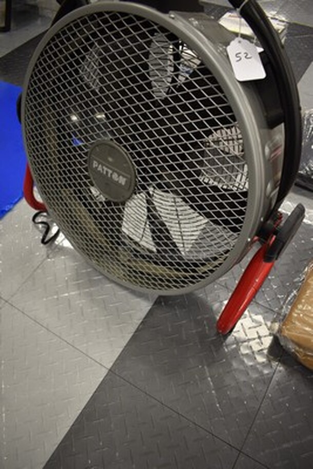 The Holmes Group Patton Industrial Tilt Fan. Model PAB06. 120 Volts, 60Hz. 24x12x24. Tested and Working! - Image 2 of 7