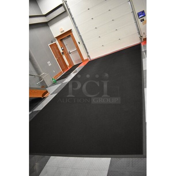 Giant Black Floor Mat! 25'x12' - Image 2 of 3
